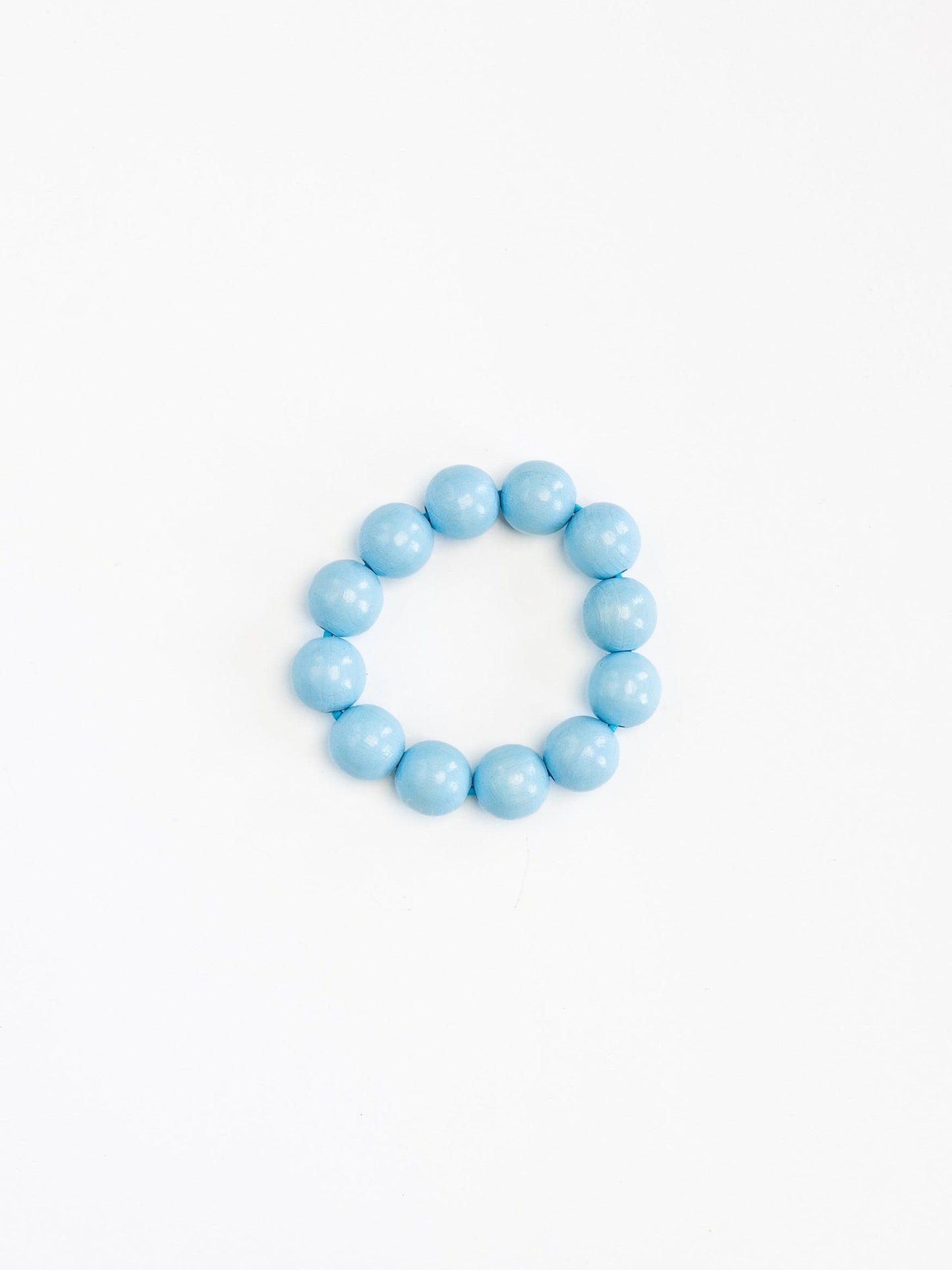 Big Perlen bracelet, pastelblue