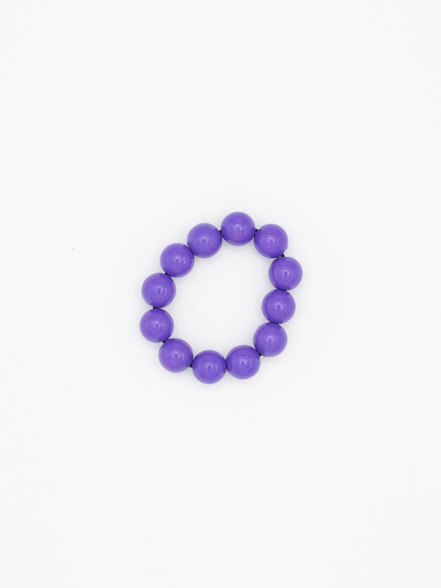 Big Perlen bracelet, purple