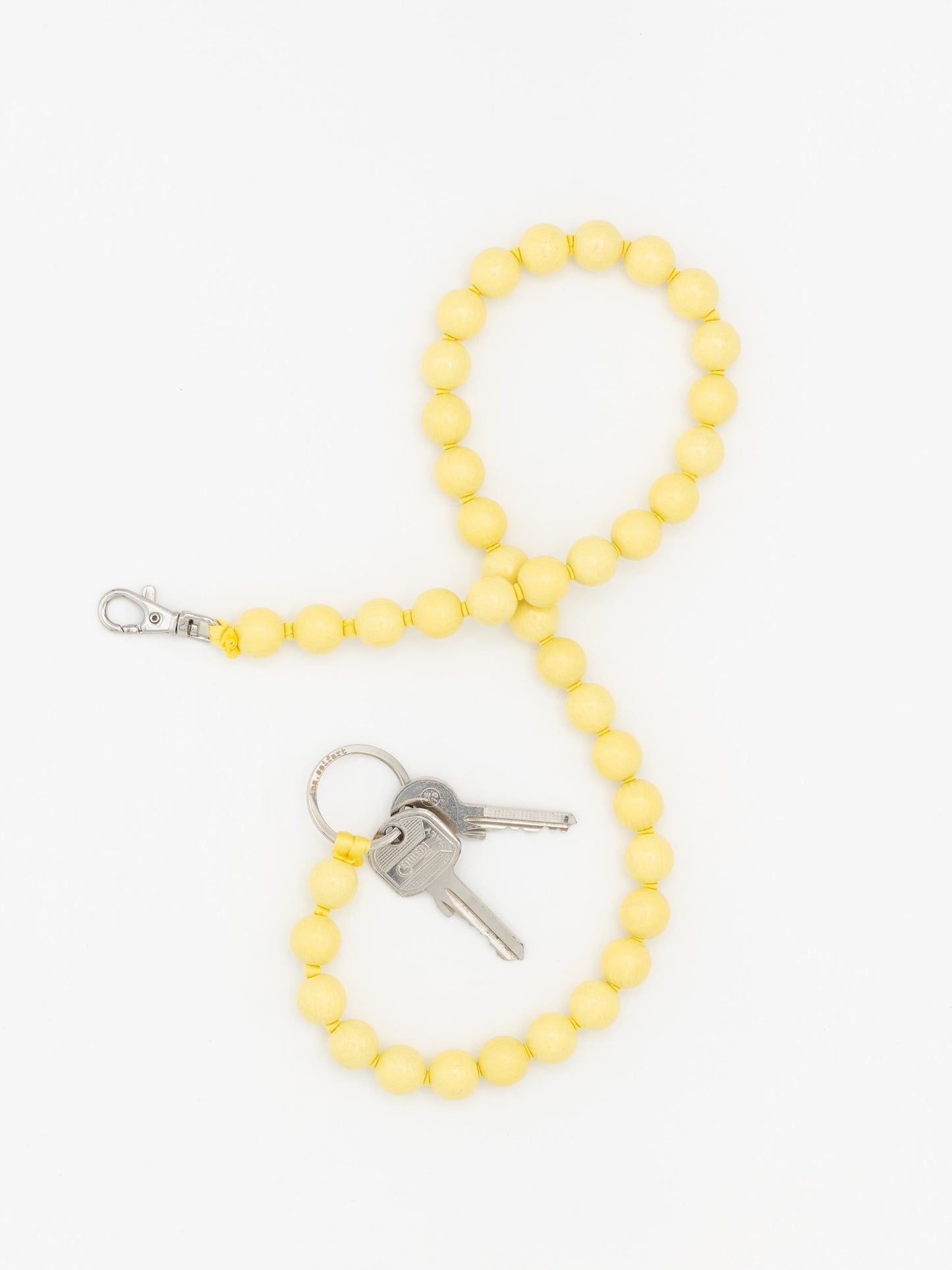 BIG Perlen long, pastelyellow