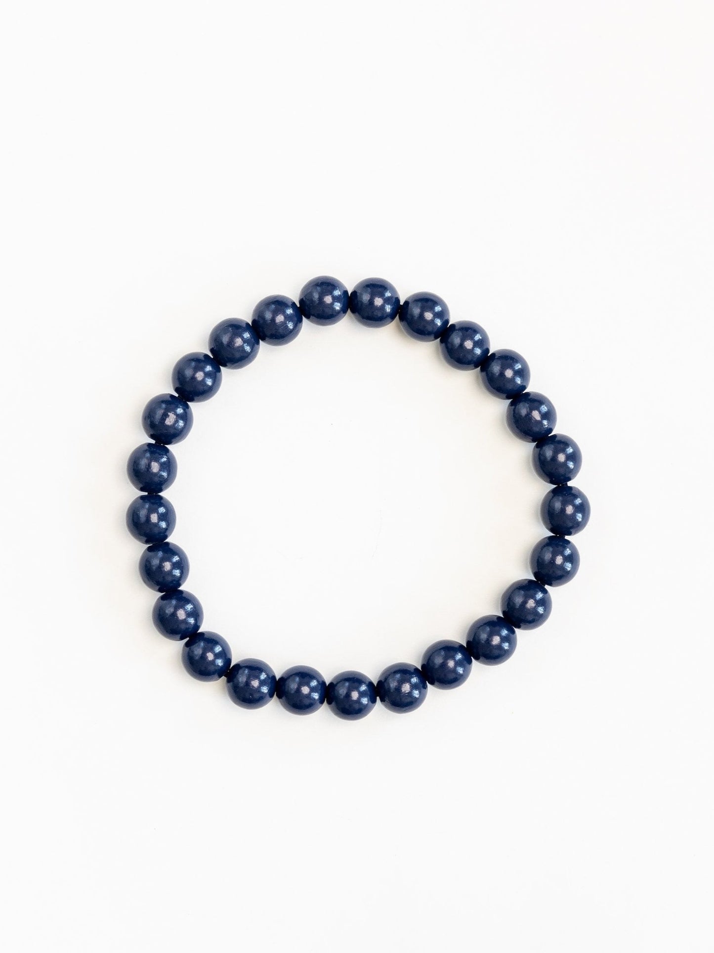 Big Perlen necklace, blueberry