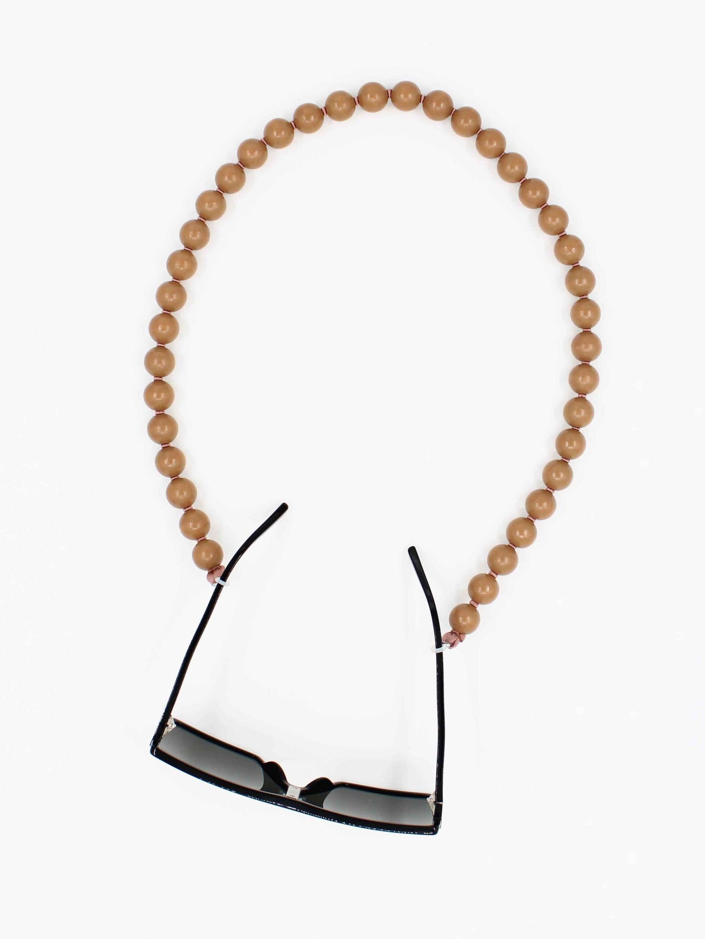 Brillenkette big, mocca
