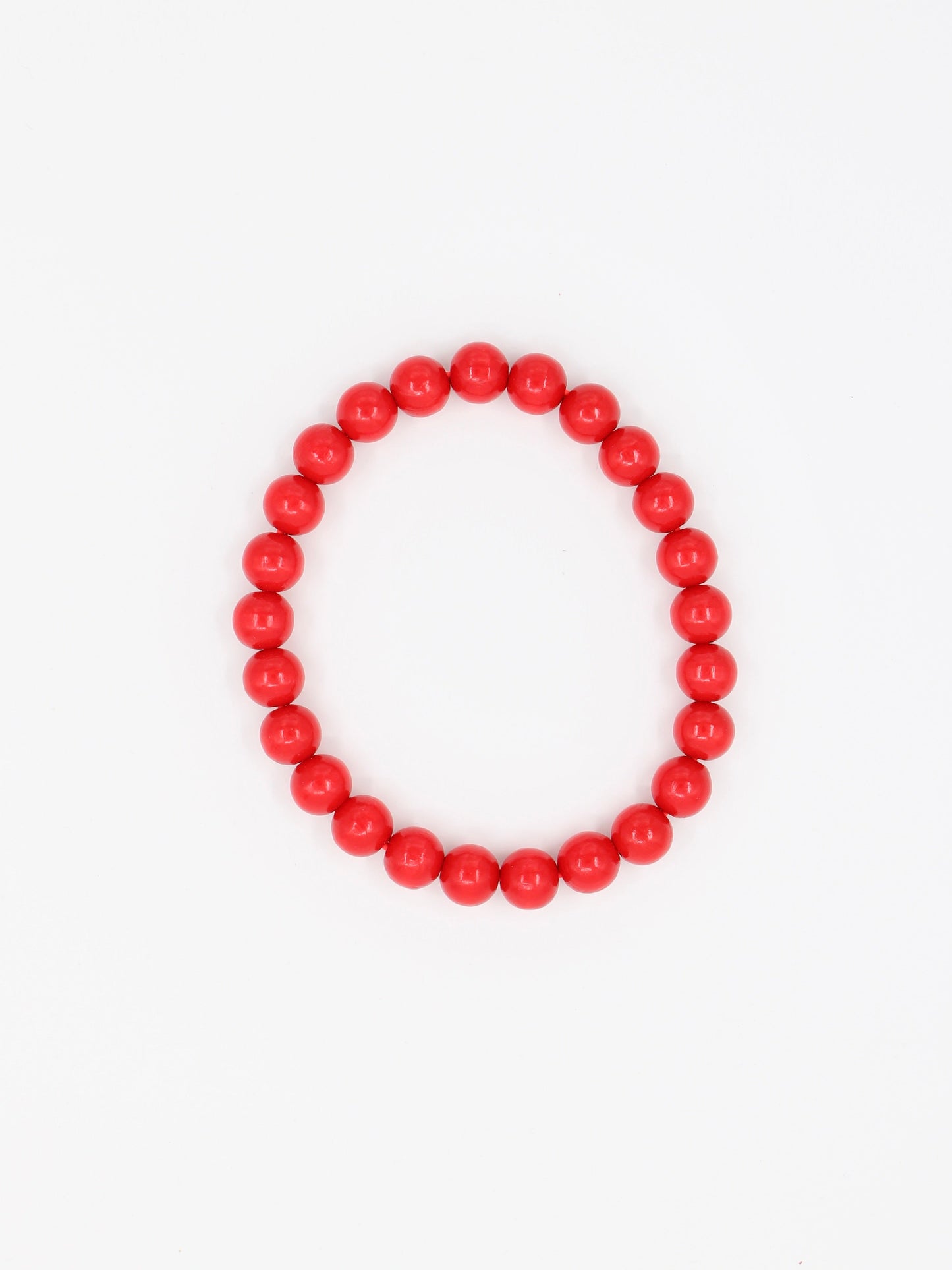 Big Perlen necklace, red