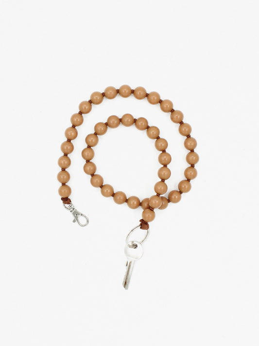 BIG Perlen long, mocca