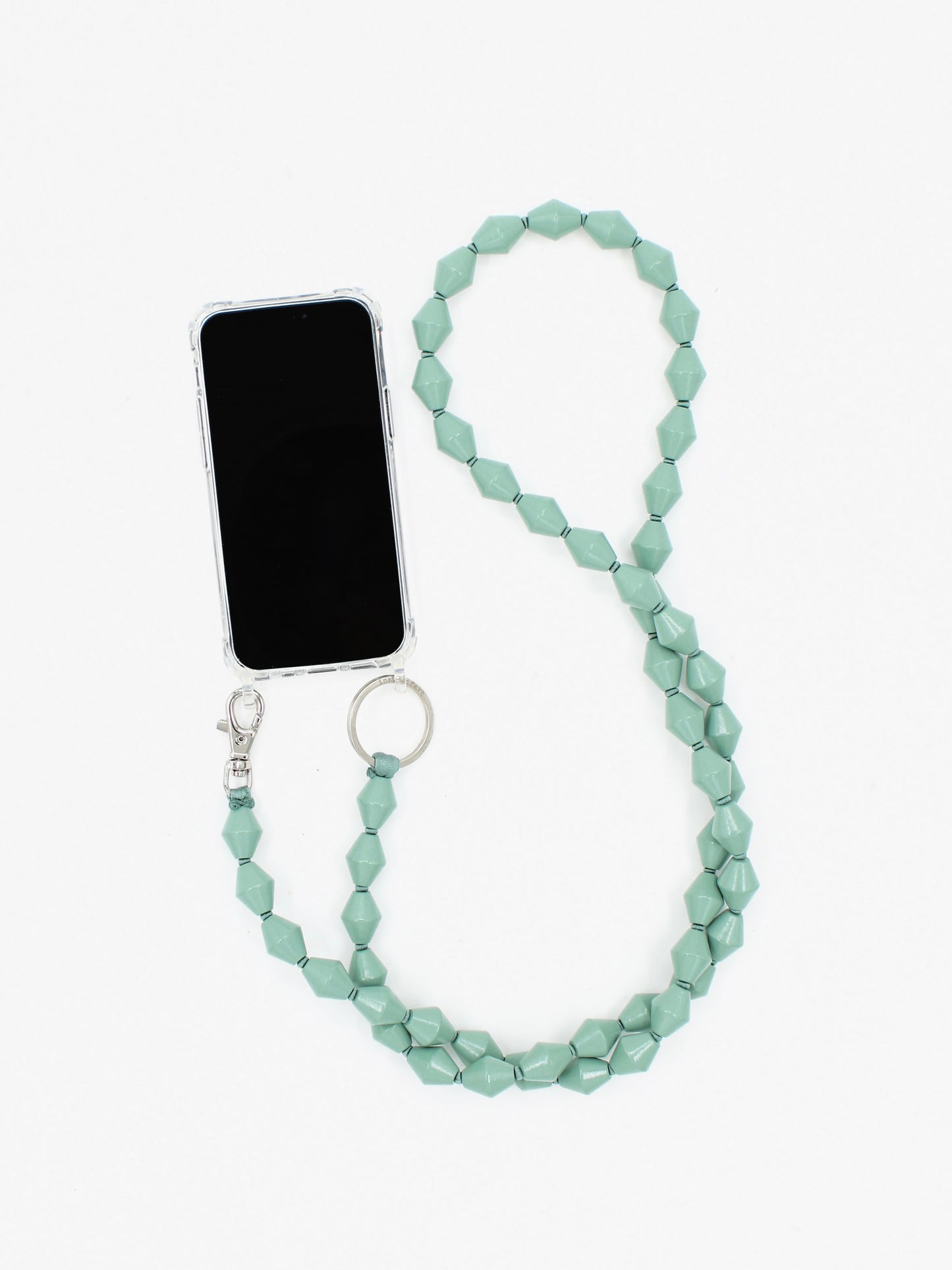 Zickzack Handykette, salvia