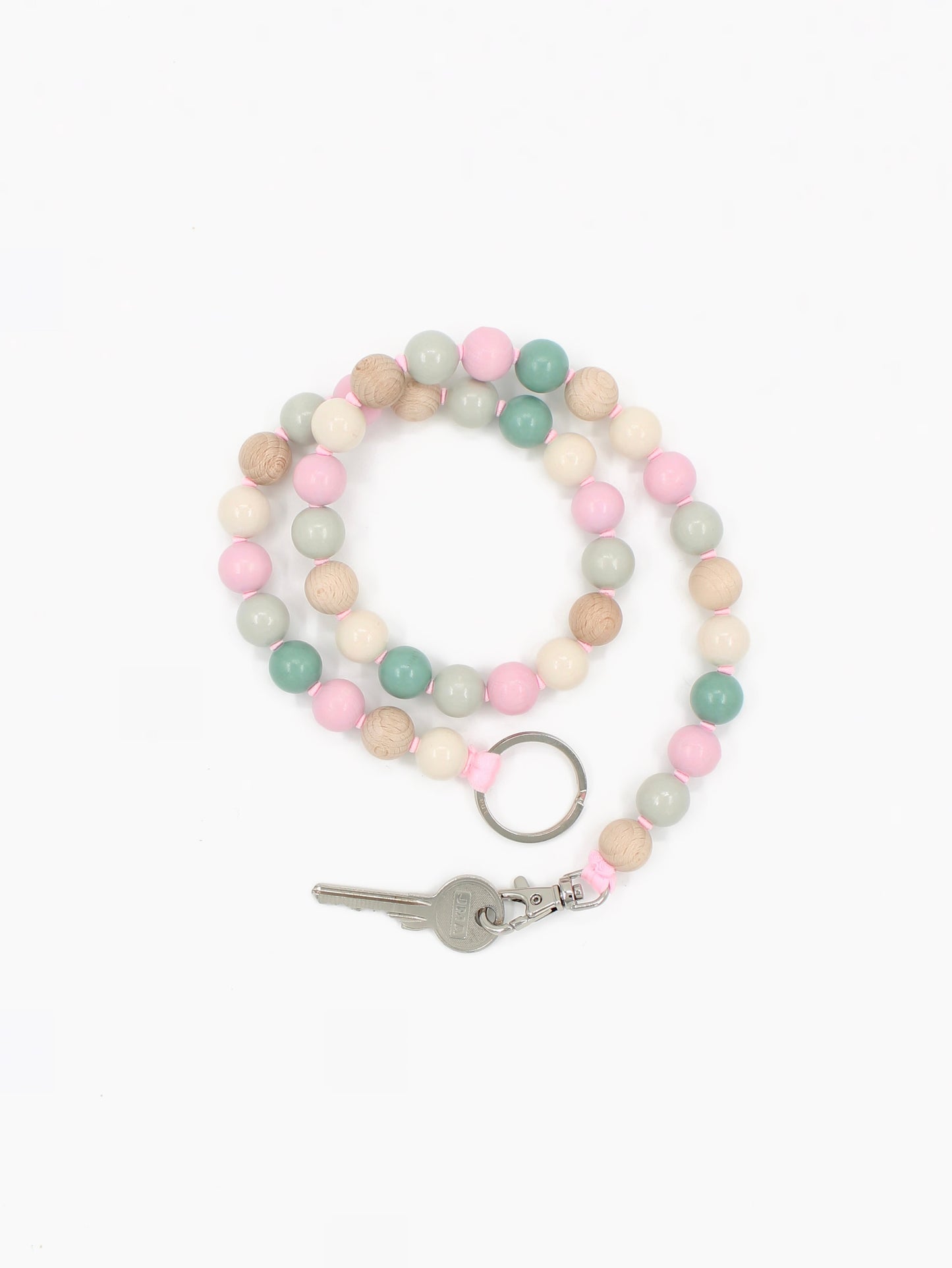 BIG Perlen long, rosemix