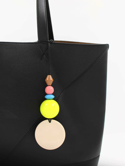 Bag Charm Viola, opal-neonyellow