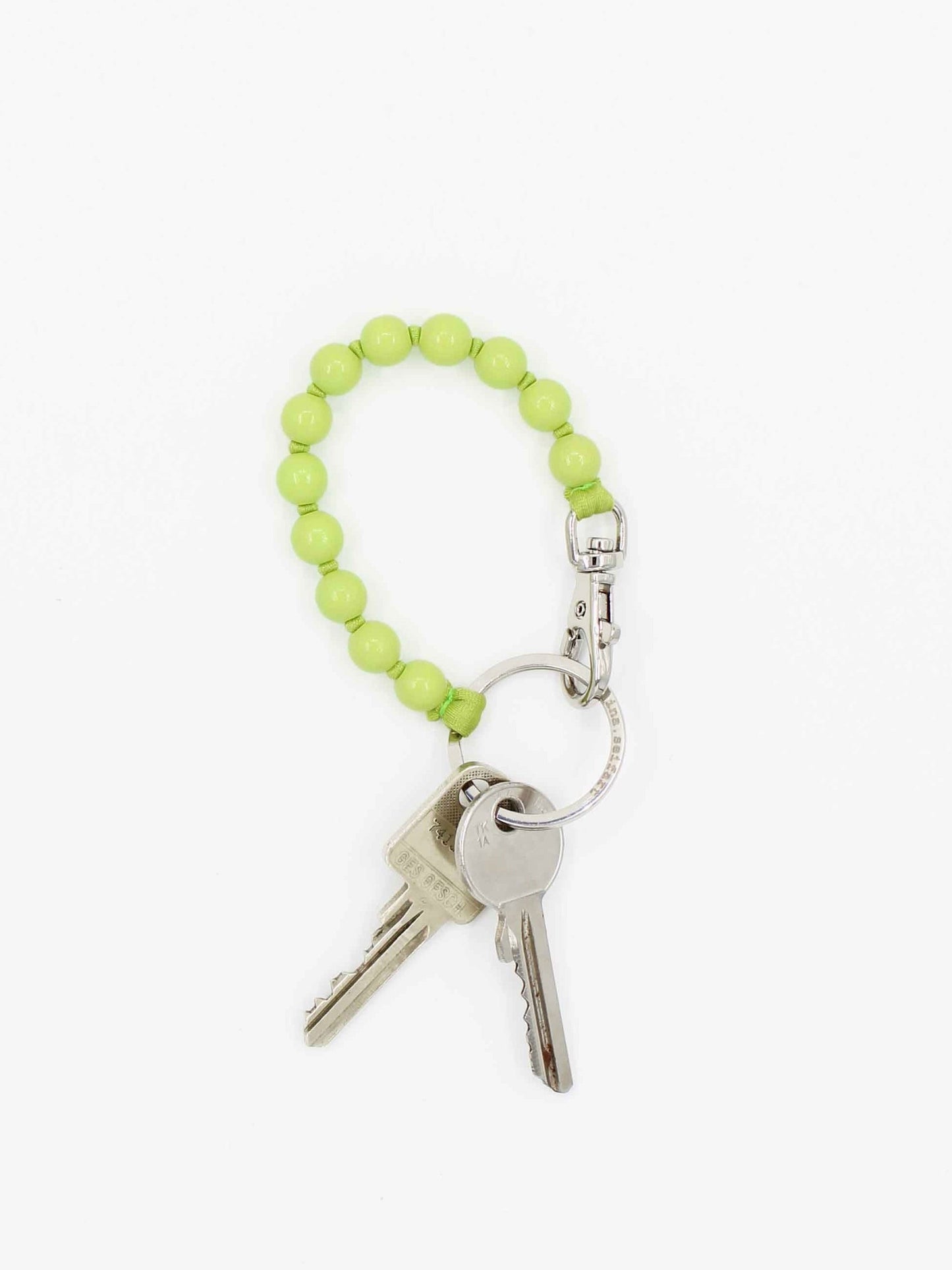 Perlen short, lime