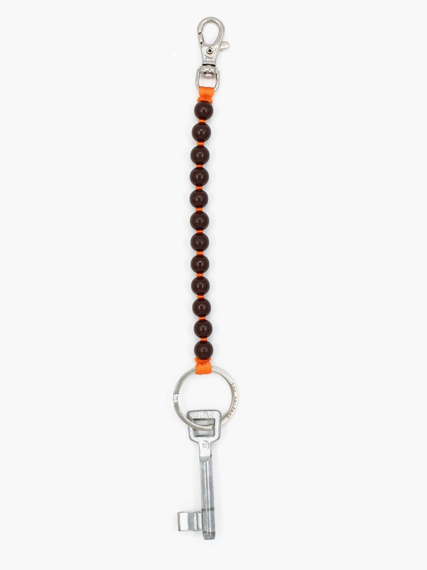 Perlen short, brown-orange