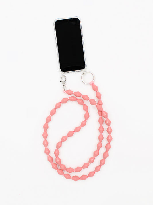 Zickzack Handykette, blush