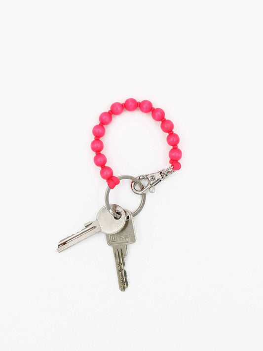 Perlen short, neonpink