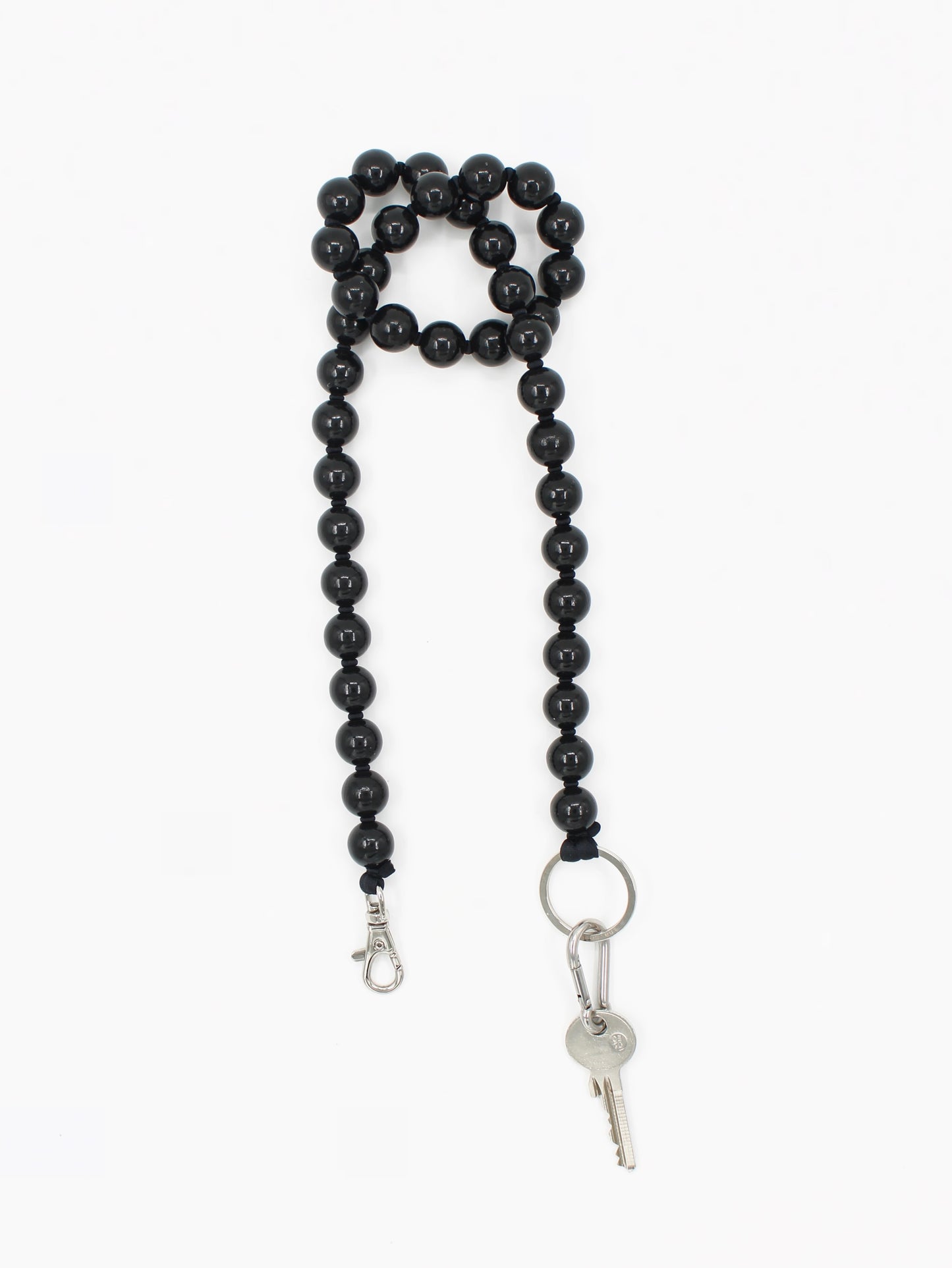 BIG Perlen long, black
