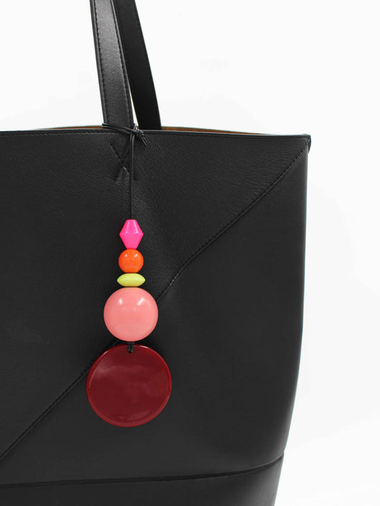Bag Charm Viola, bordo-blush