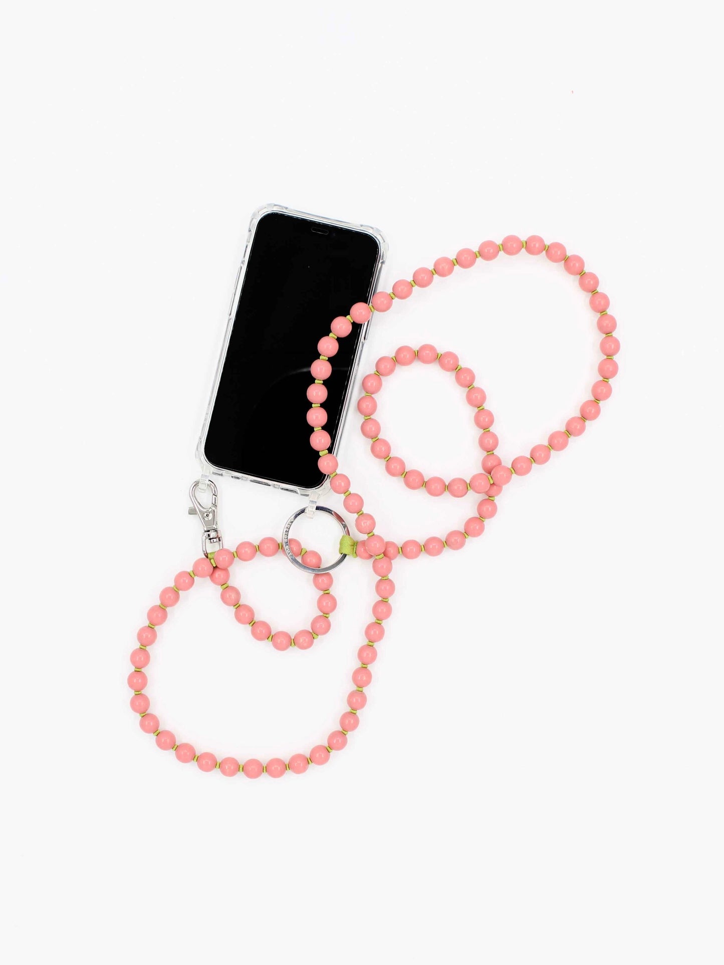 Handykette, blush - lime