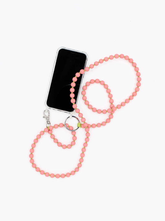 Handykette, blush - lime