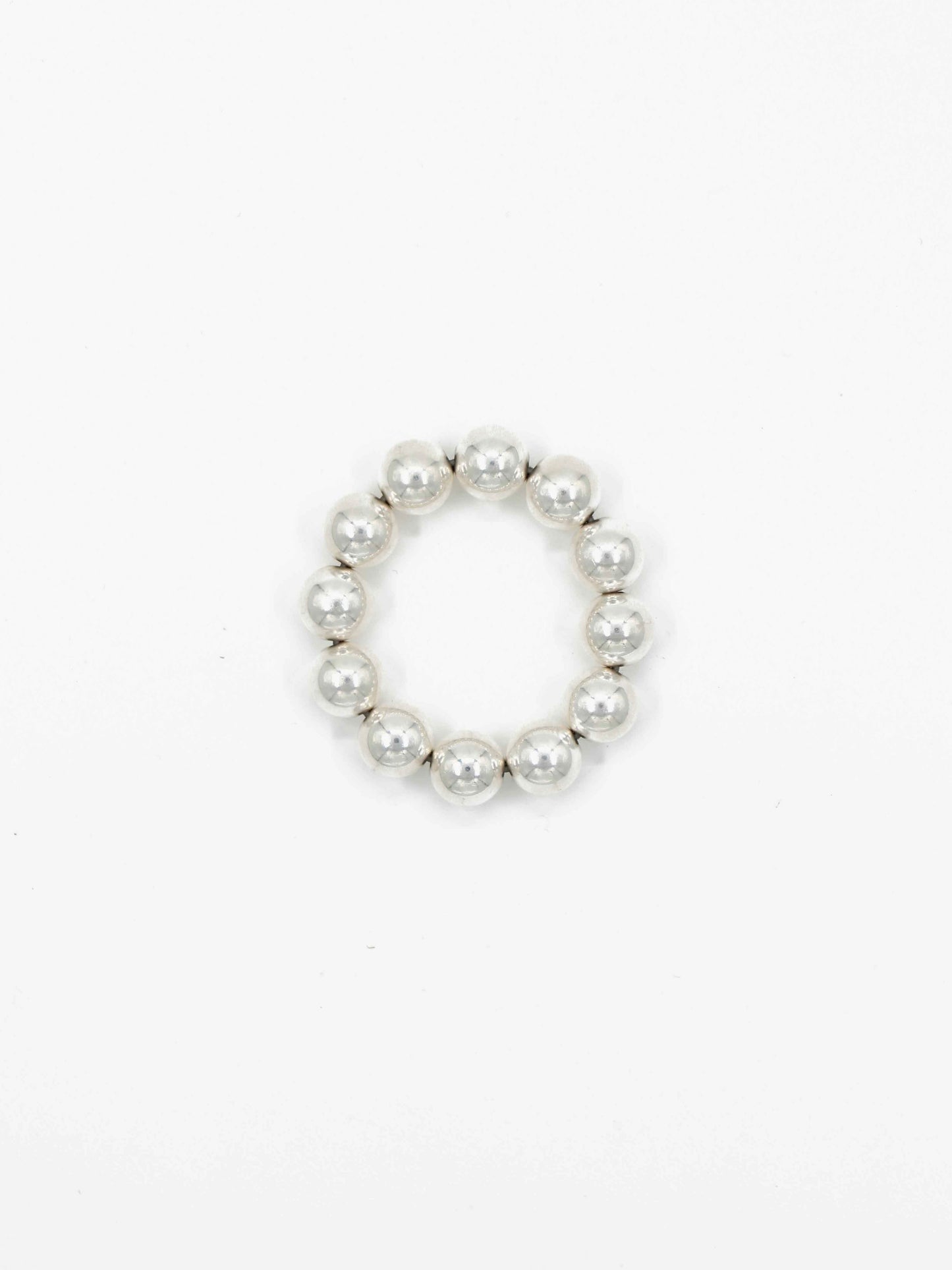 BIG Perlen bracelet - silver