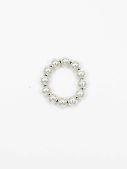 BIG Perlen bracelet - silver