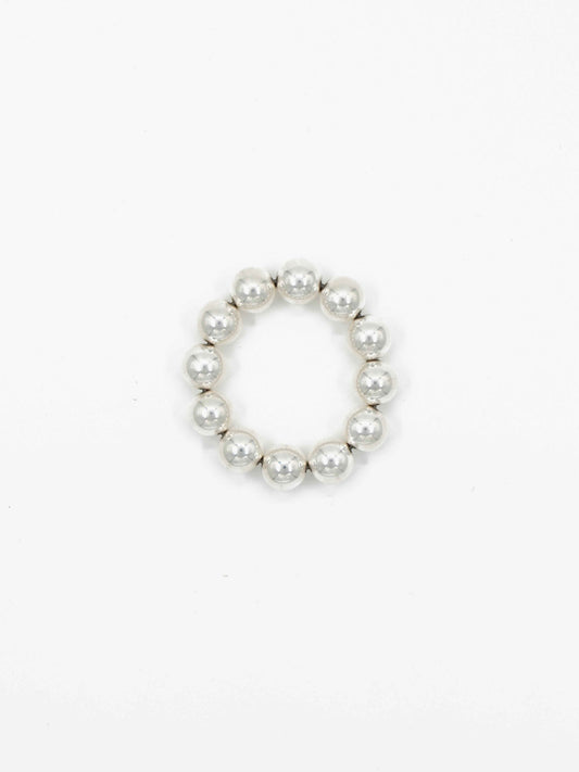 BIG Perlen bracelet - silver