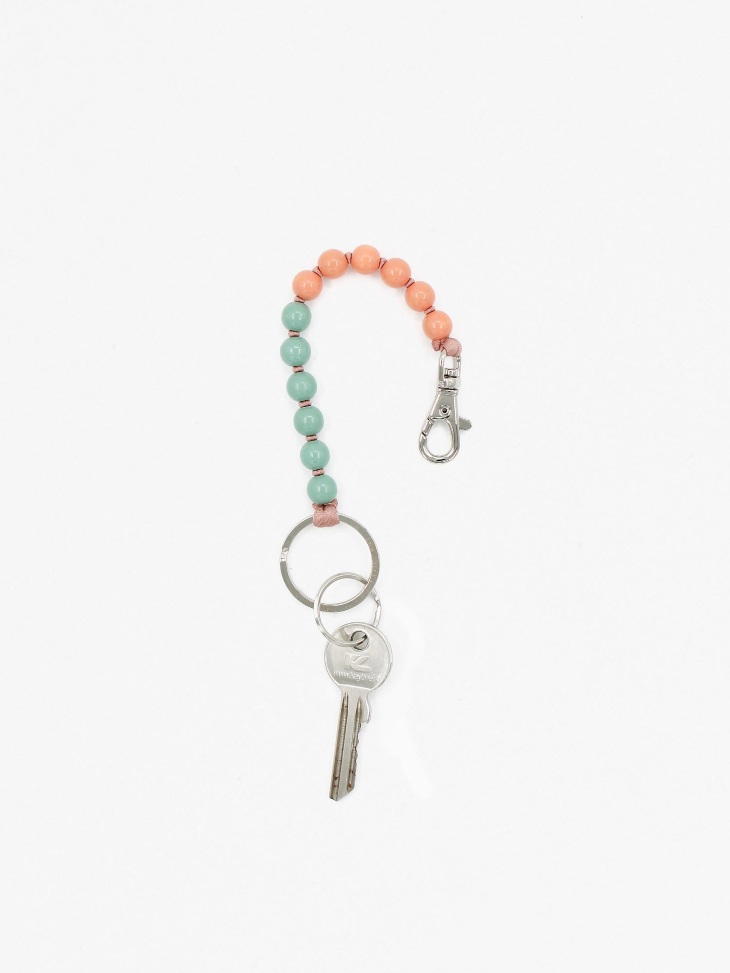 Perlen short, lax-salvia-duo