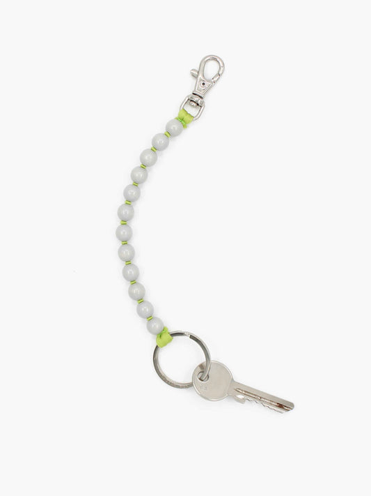 Perlen short, lightgrey-lime