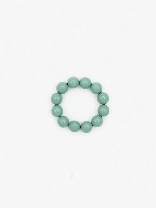 Big Perlen bracelet, salvia