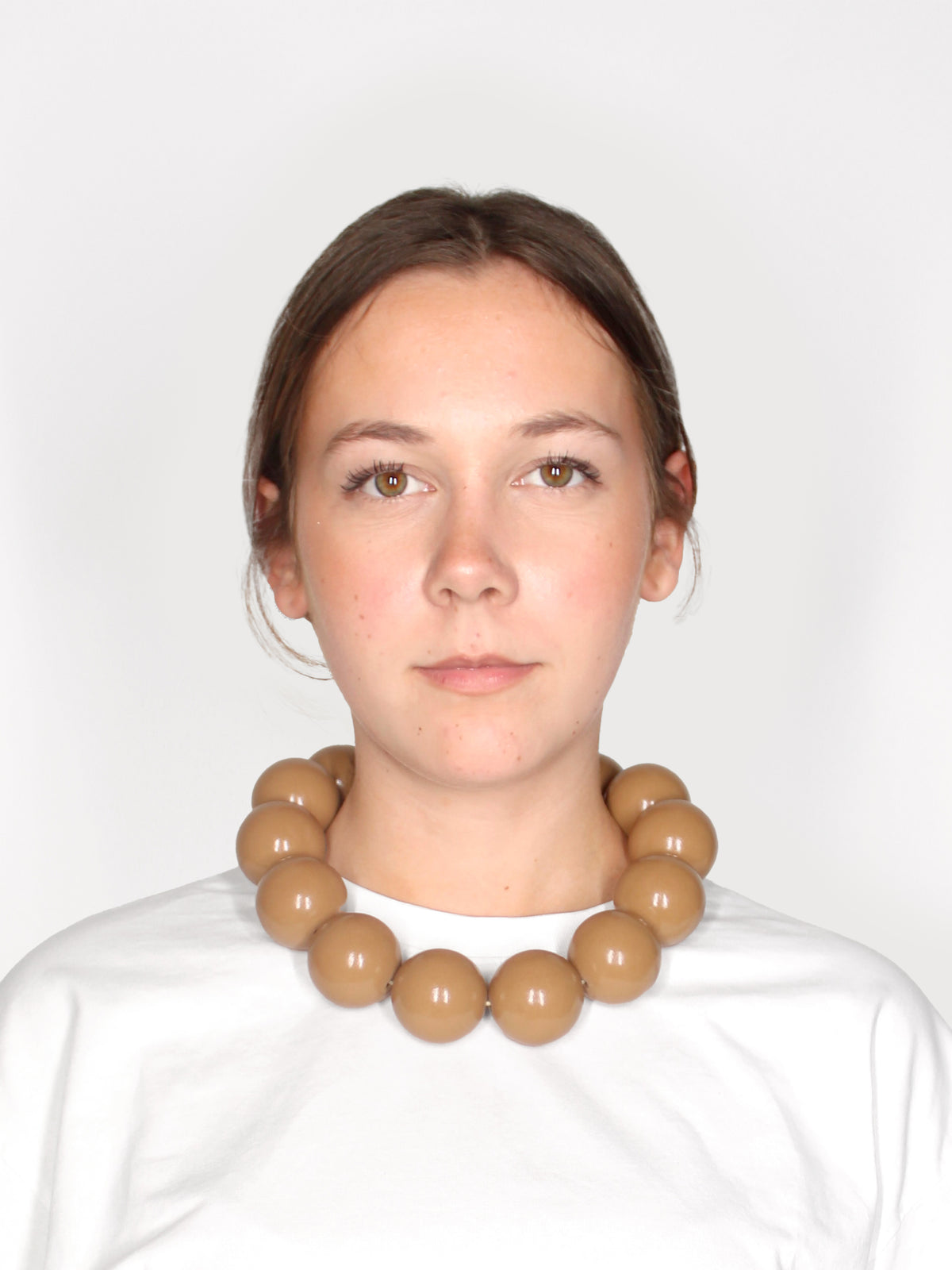 XL necklace, mocca