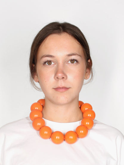 XL necklace, orange
