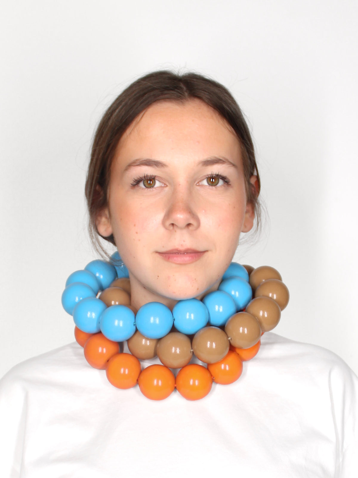 XL necklace, orange set