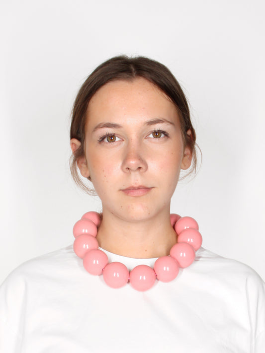 XL necklace, blush