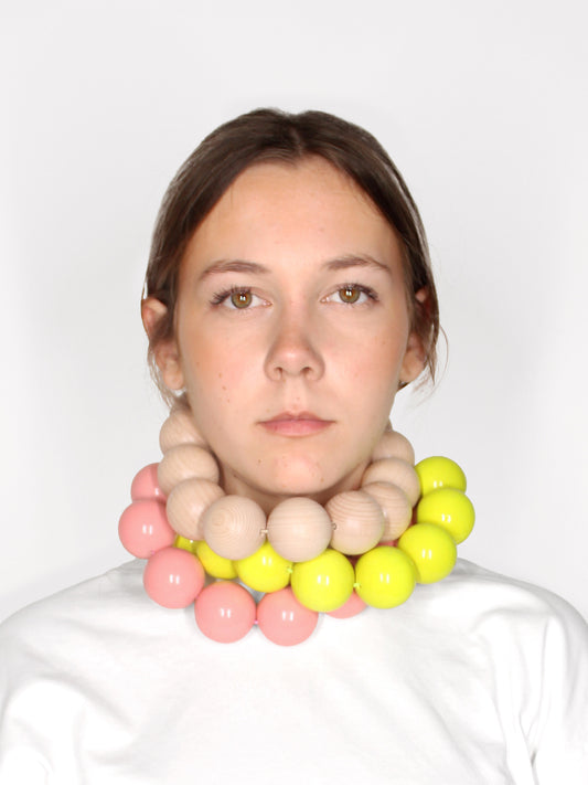 XL necklace, neon set