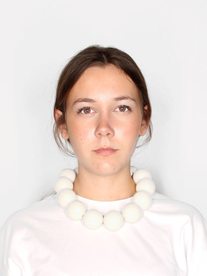 XL necklace, opal