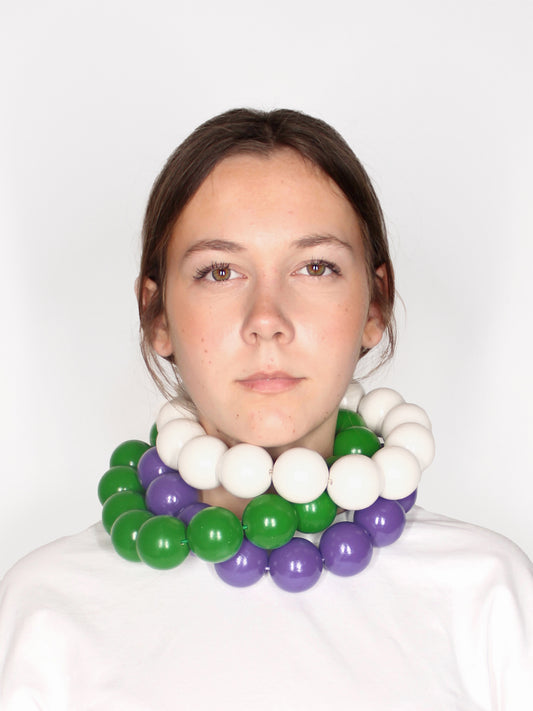 XL necklace, green set