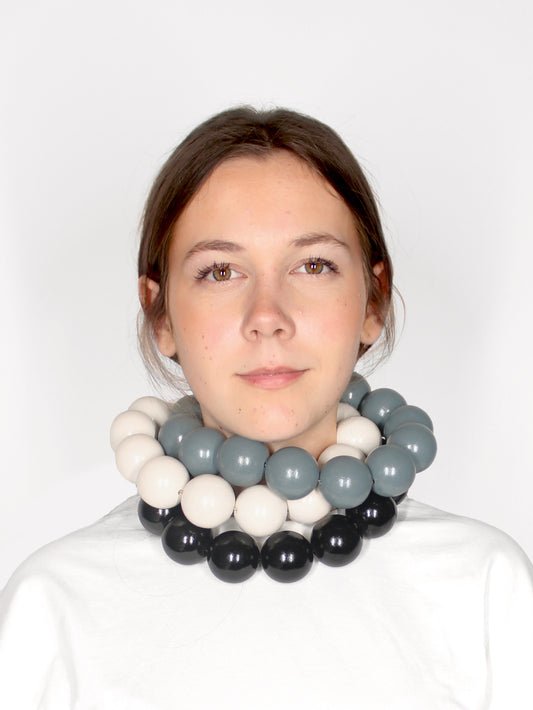 XL necklace, grafit set