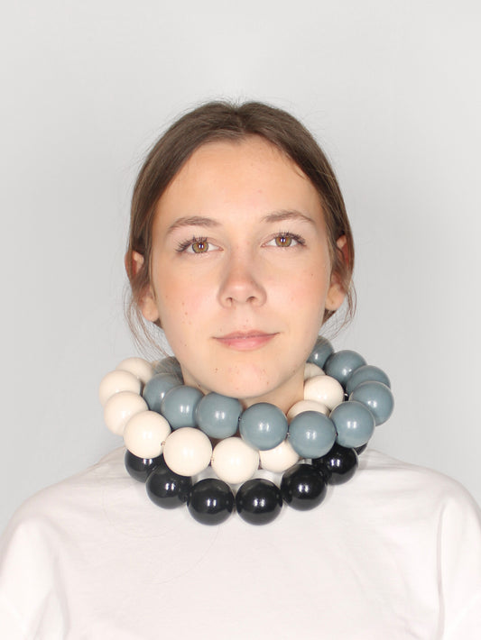 XL necklace, grafit set