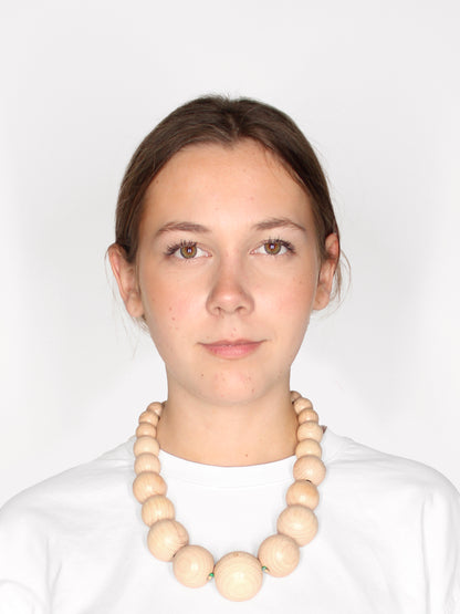 Bobble Necklace, green (Nikki Chasin)