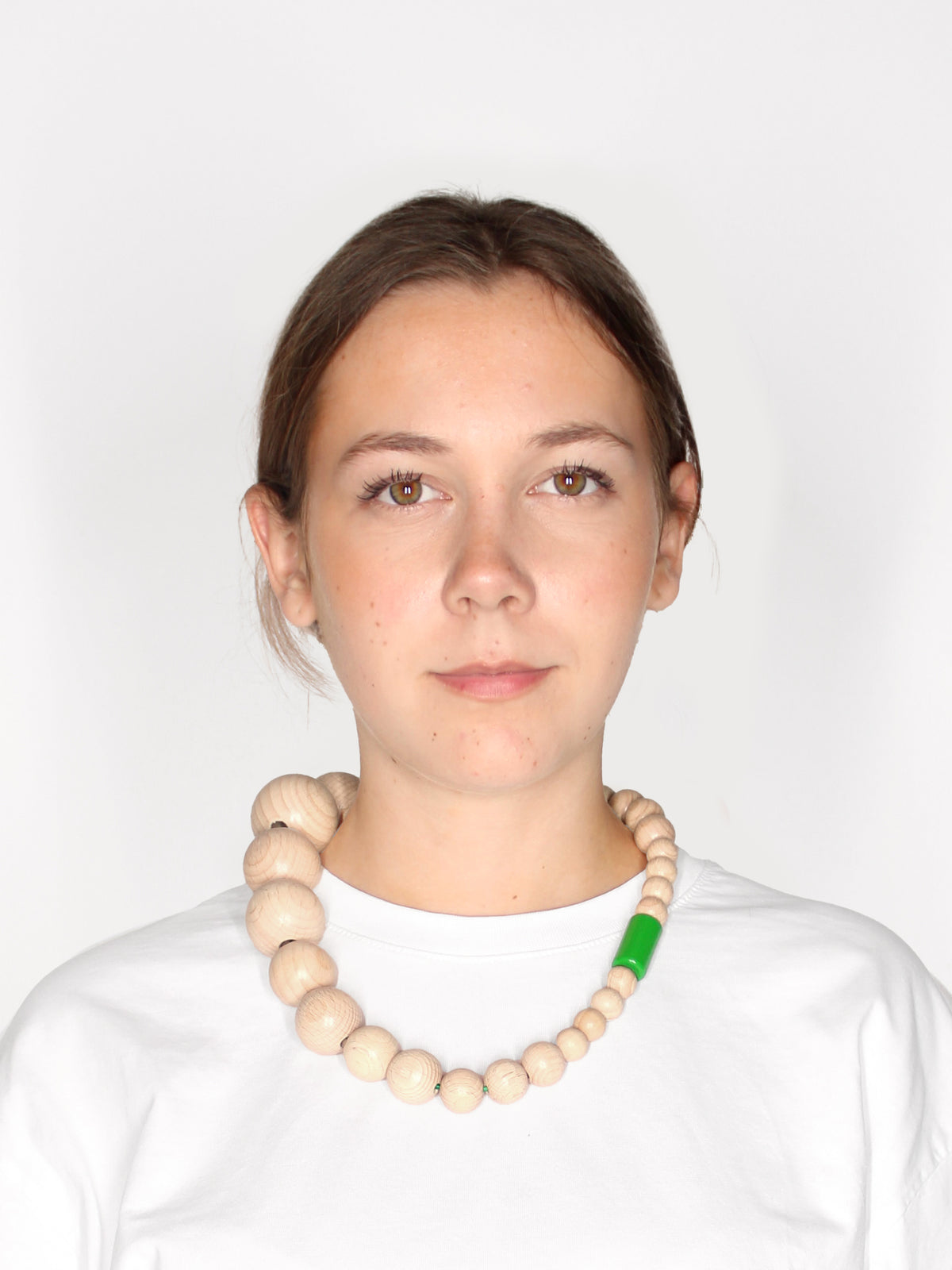 Bobble Necklace, green (Nikki Chasin)