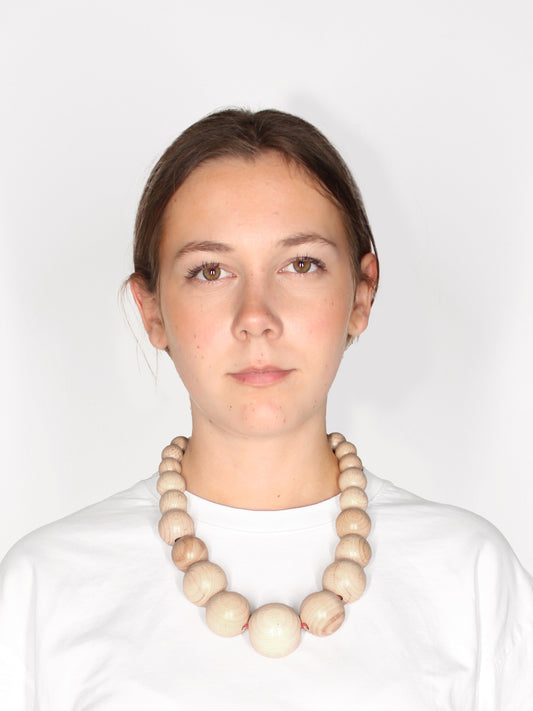 Bobble Necklace, orange (Nikki Chasin)