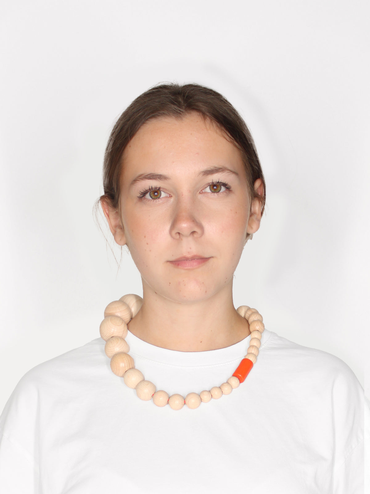 Bobble Necklace, orange (Nikki Chasin)