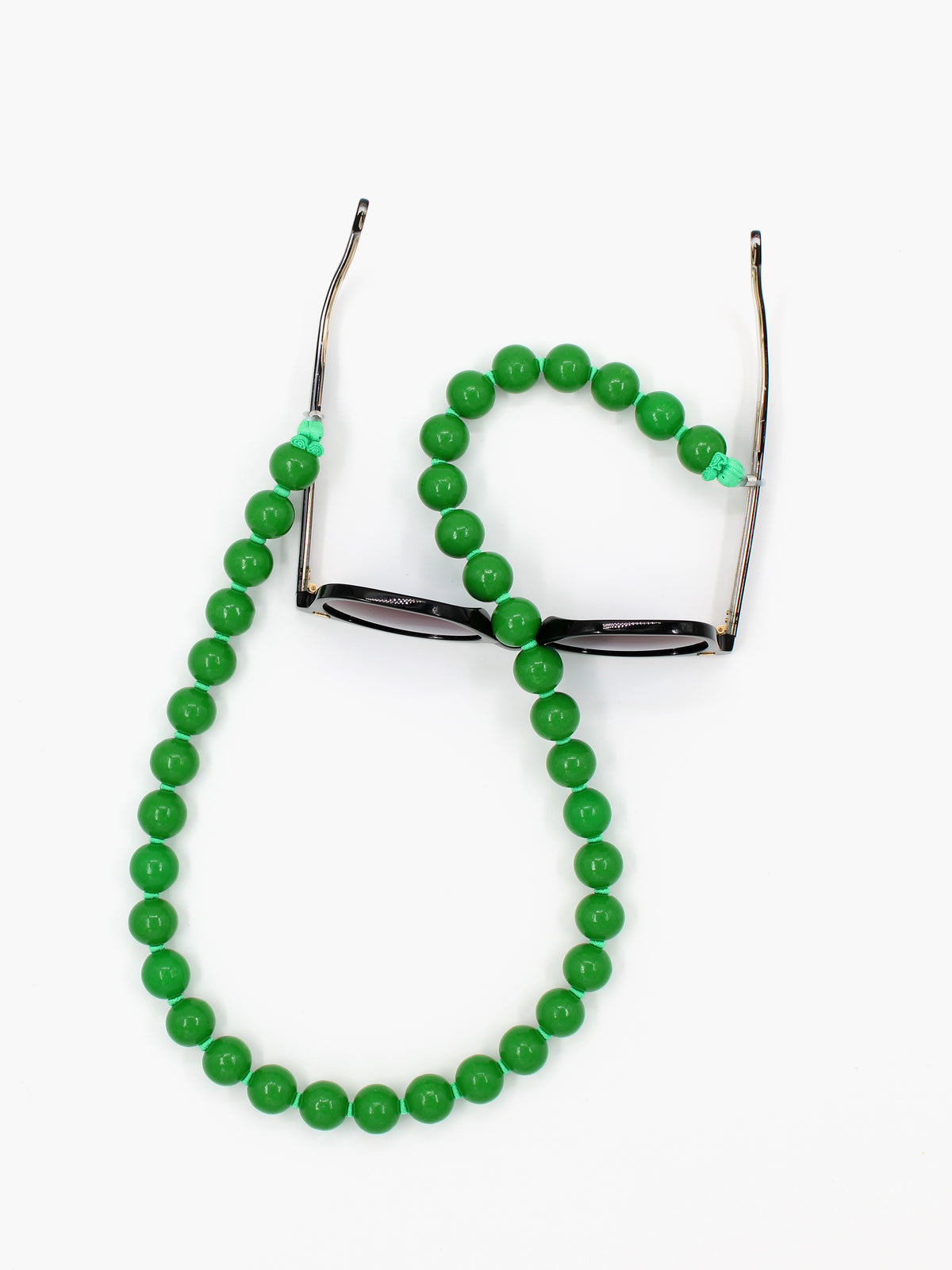 Brillenkette big, green