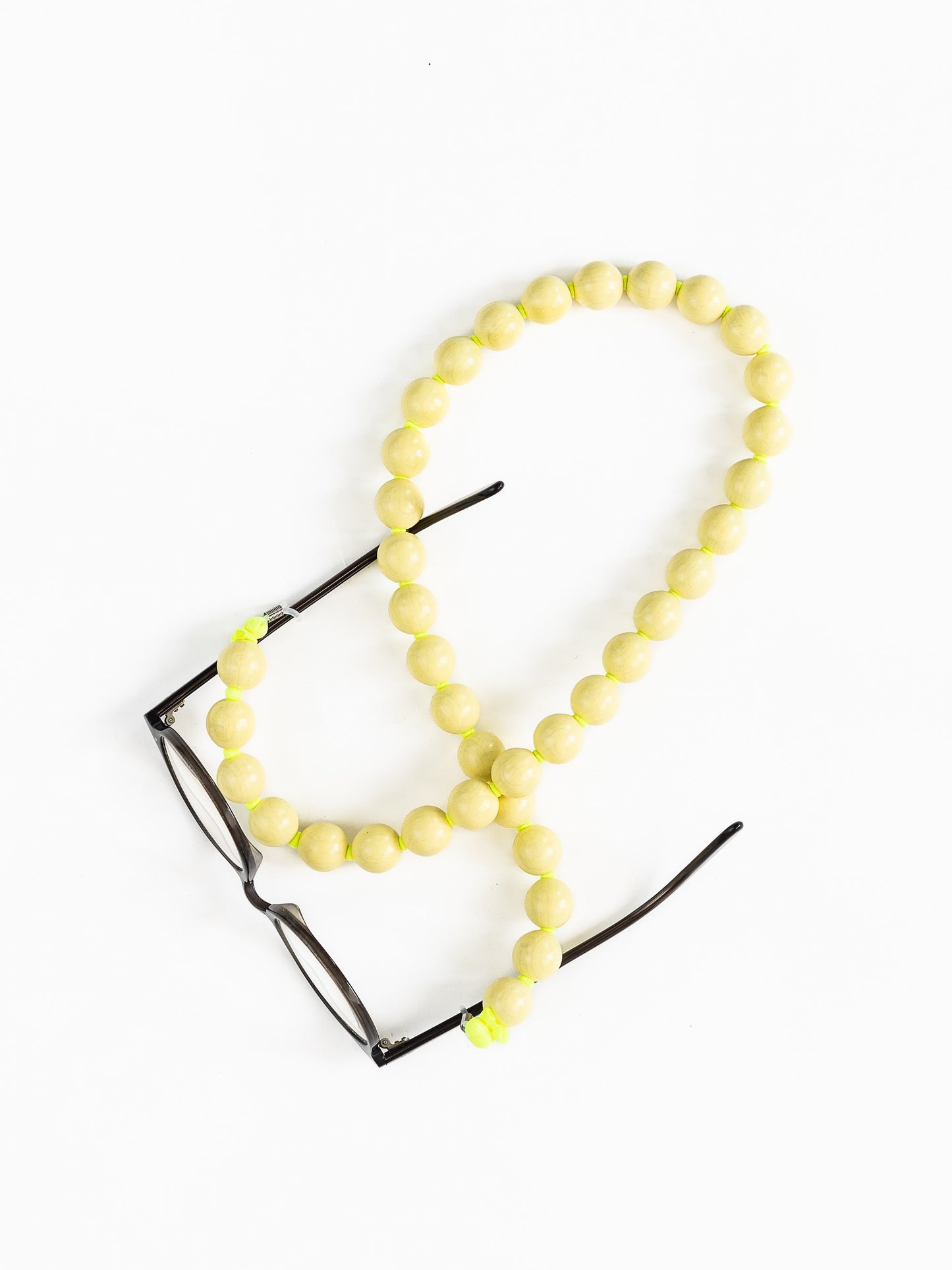 Brillenkette big, pastelyellow - neonyellow