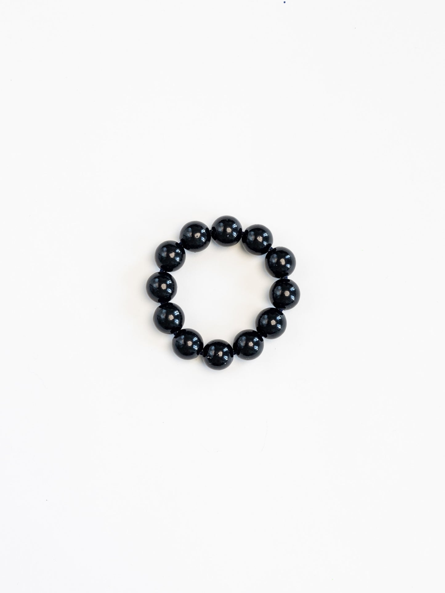 Big Perlen bracelet, black