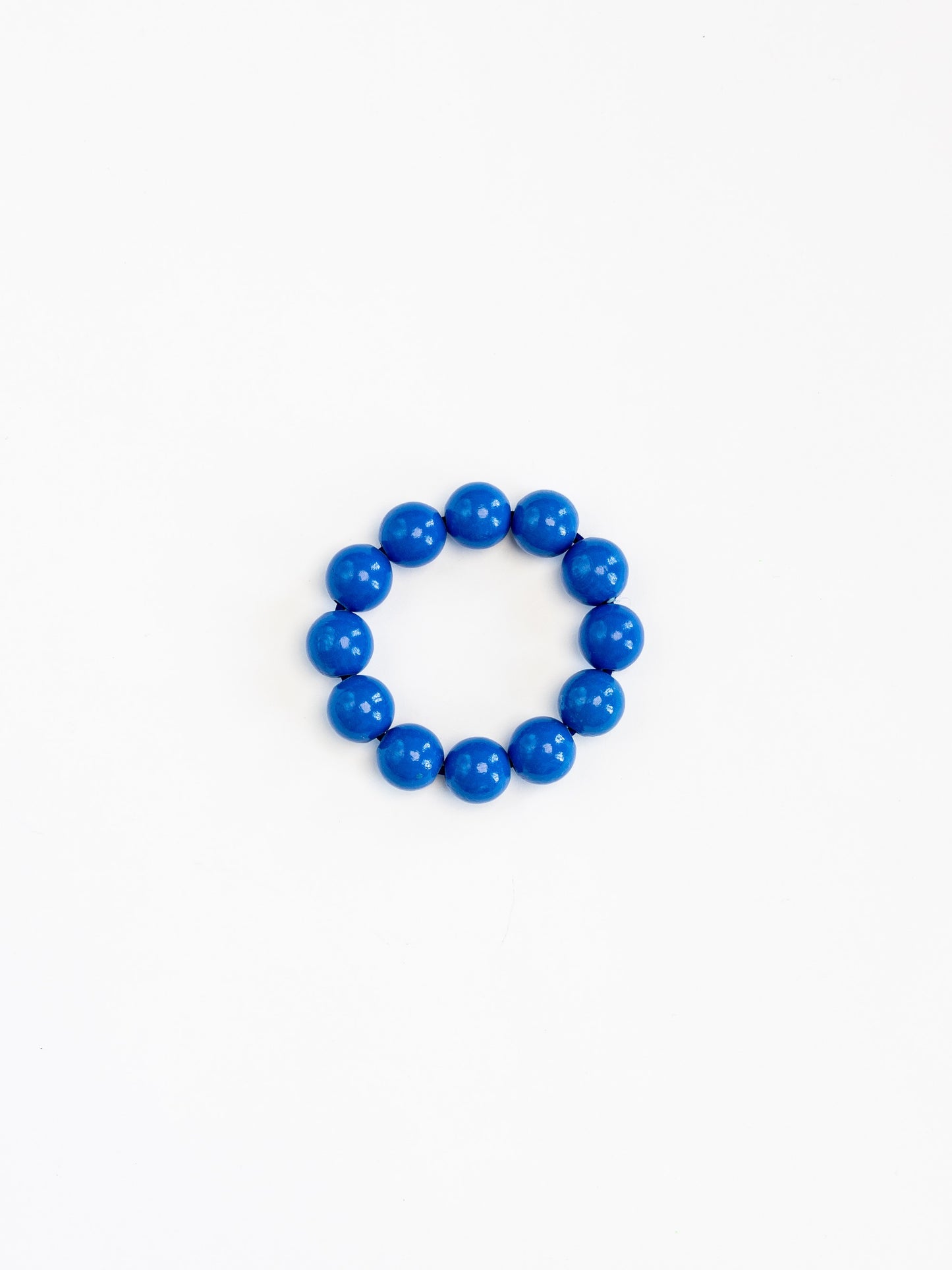 Big Perlen bracelet, blue