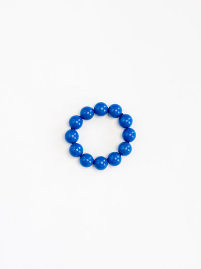 Big Perlen bracelet, blue