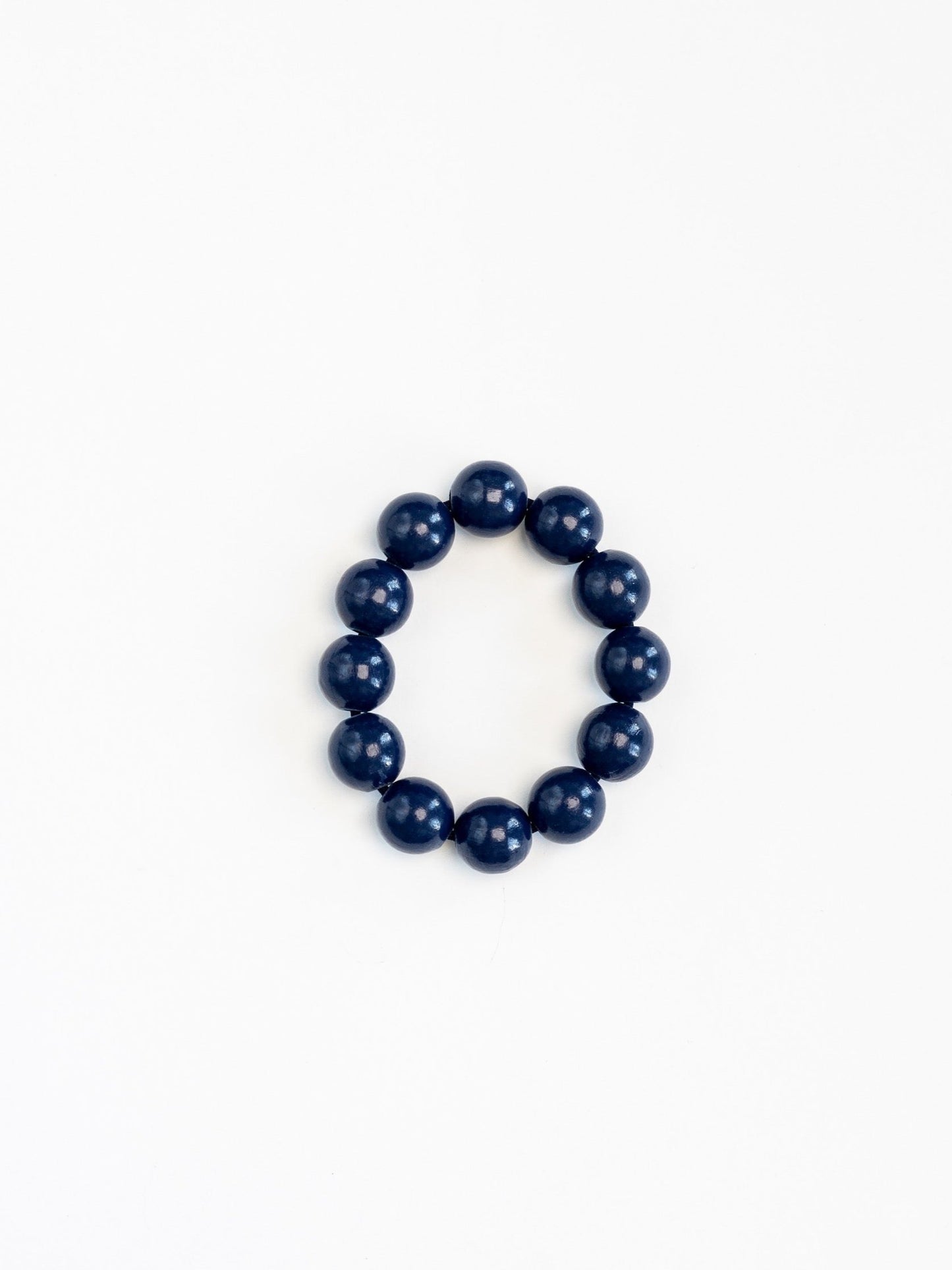 Big Perlen bracelet, blueberry