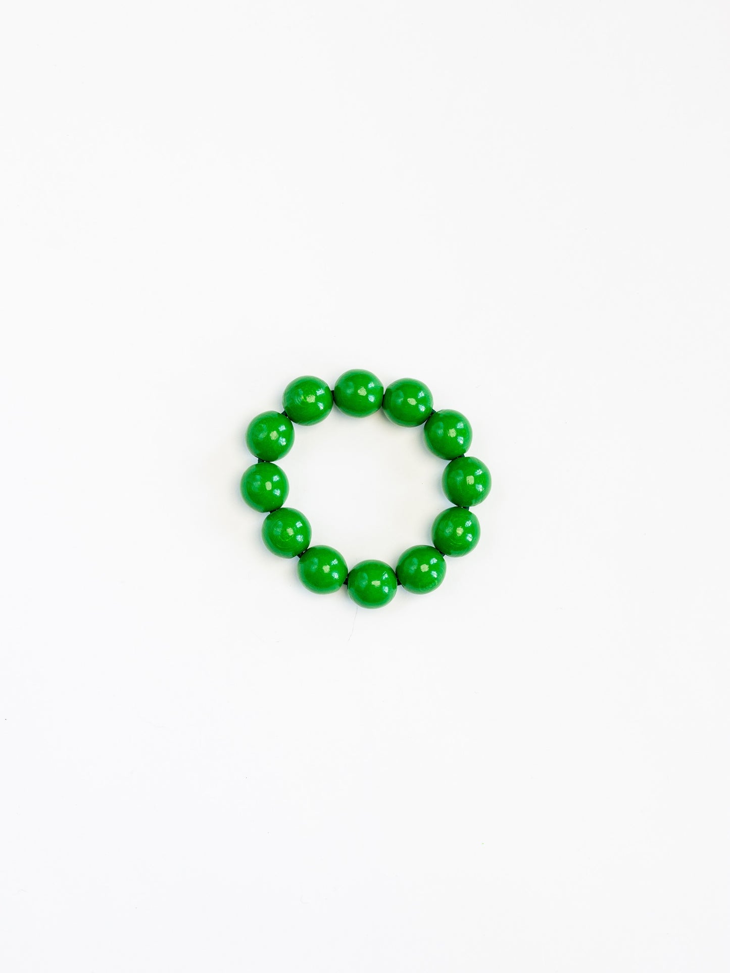 Big Perlen bracelet, green