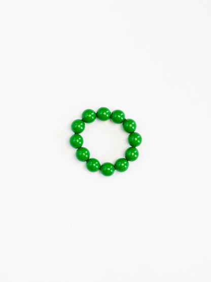 Big Perlen bracelet, green