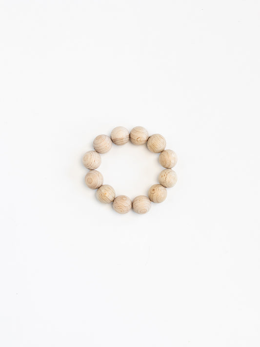 Big Perlen bracelet, natural