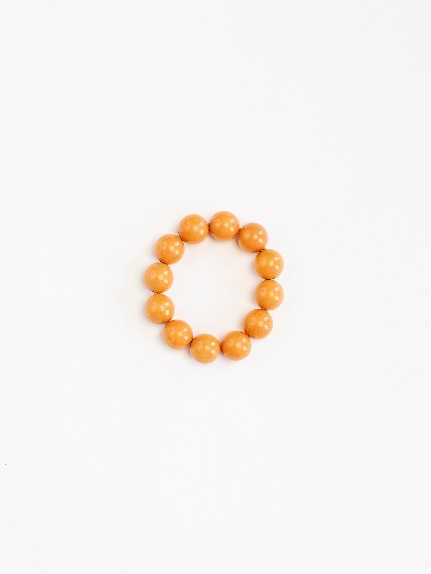 Big Perlen bracelet, peach