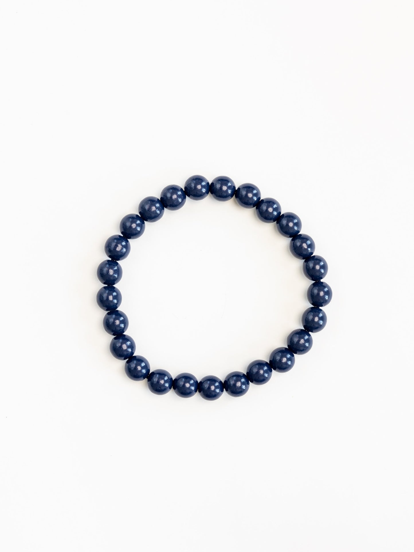 Big Perlen necklace, blueberry