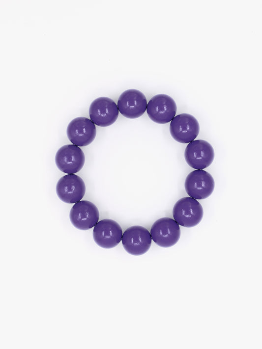 XL necklace, purple