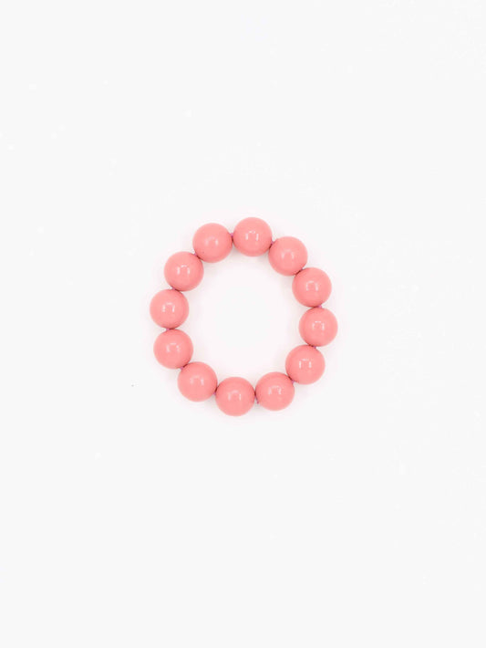 Big Perlen bracelet, blush